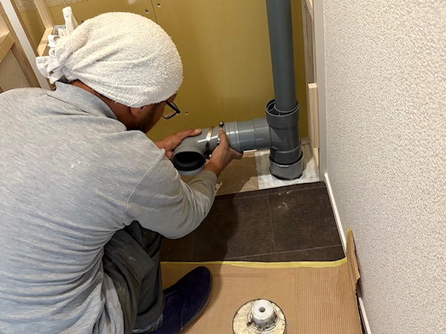 �ݒu�O�ɔz�ǈʒu�A�����̊m�F